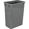 Hardware Resources Grey 35 Quart Plastic Waste Container CAN-35GRY - alternate 1